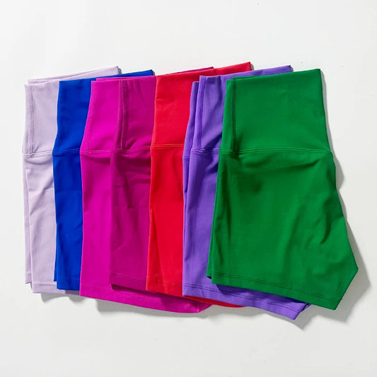 Women's Yoga Shorts High Waist Seamless Biker Shorts