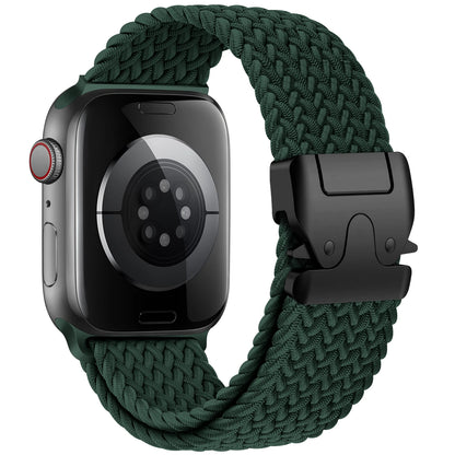 Braided Nylon Watch Band with Parachute Strap for 41mm–49mm Watches