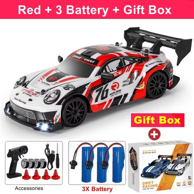 RC Drift Car 4WD Remote Control Racing Car 1:24 Scale RTR