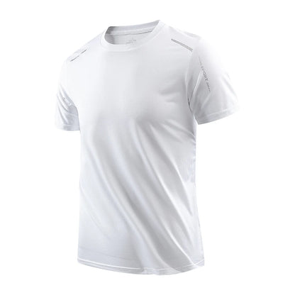 Men's Quick Dry Running Shirt Breathable Short Sleeve Hiking Tee