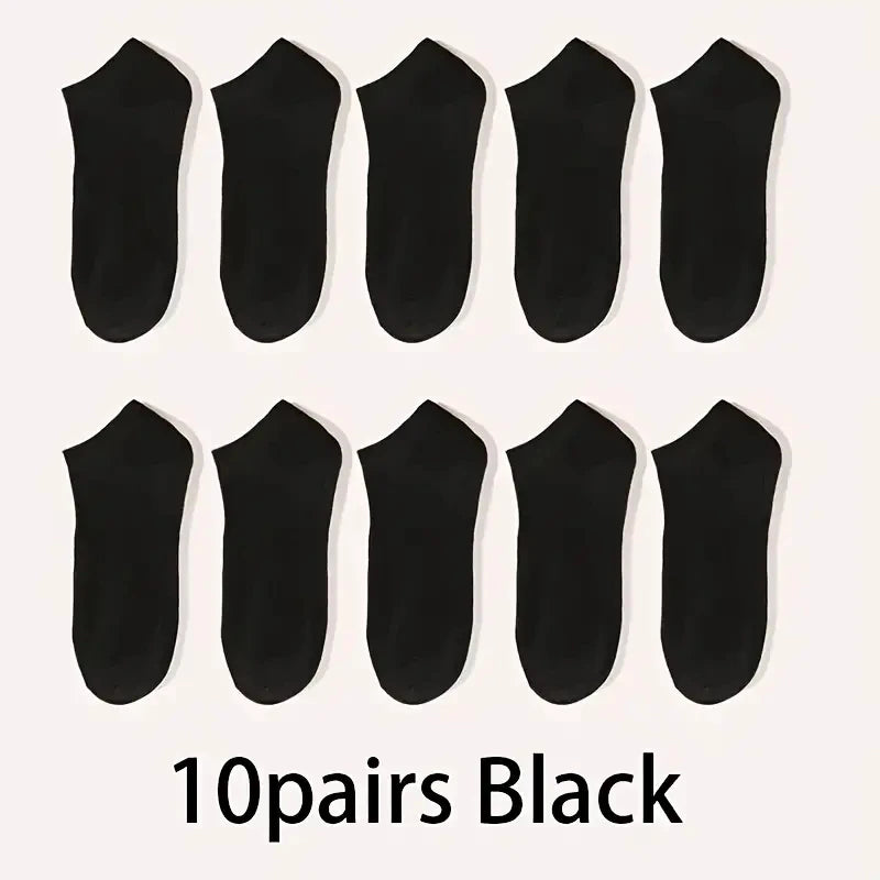 No Show Socks Breathable Low Cut Ankle Socks 5 & 10 Pack