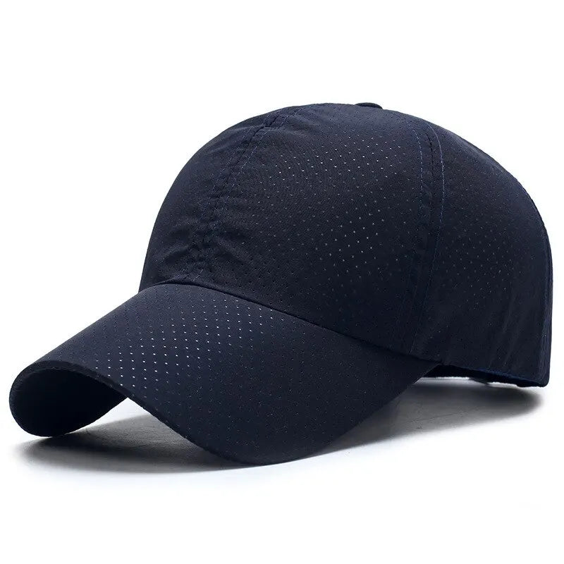 Mesh Baseball Cap Adjustable Breathable Sun Hat for Men and Women