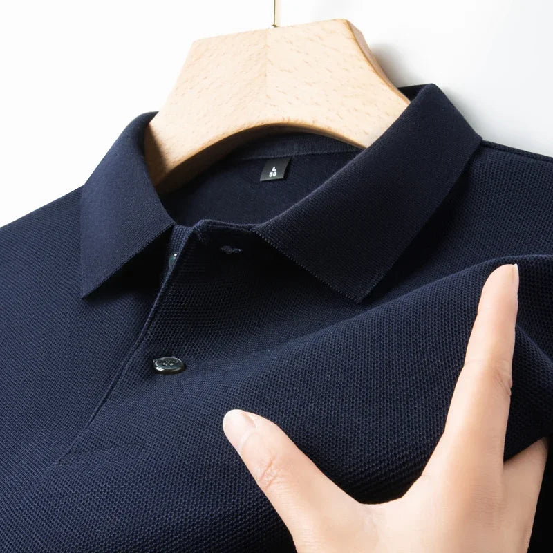 Men's Cotton Polo Shirt Short Sleeve Casual Golf Tee