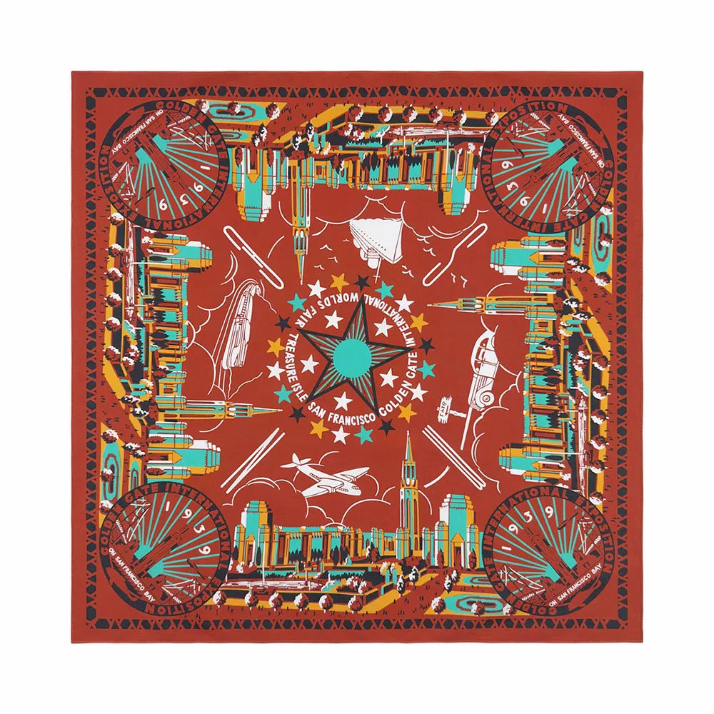 Cotton Bandana Paisley Square Head Scarf for Sports and Casual Wear