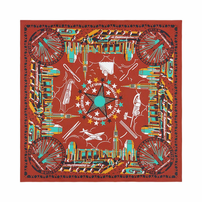 Cotton Bandana Paisley Square Head Scarf for Sports and Casual Wear