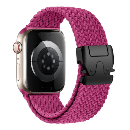 Braided Nylon Watch Band with Parachute Strap for 41mm–49mm Watches