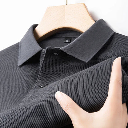 Men's Cotton Polo Shirt Short Sleeve Casual Golf Tee
