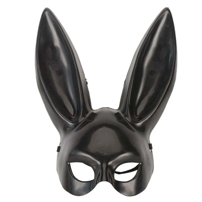 Rabbit Mask for Halloween, Bunny Costume Mask with Long Ears