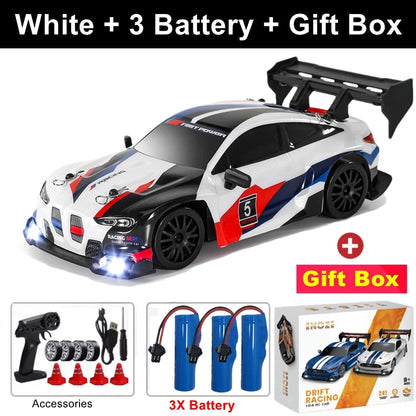 RC Drift Car 4WD Remote Control Racing Car 1:24 Scale RTR