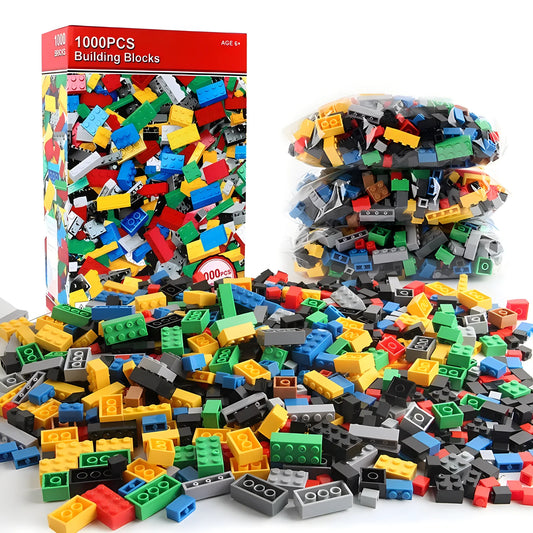 Building Blocks Set 300/500/1000 Pieces Creative Bulk Brick Collection