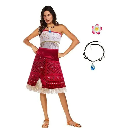 Women’s Ocean Princess Costume with Tassel Skirt