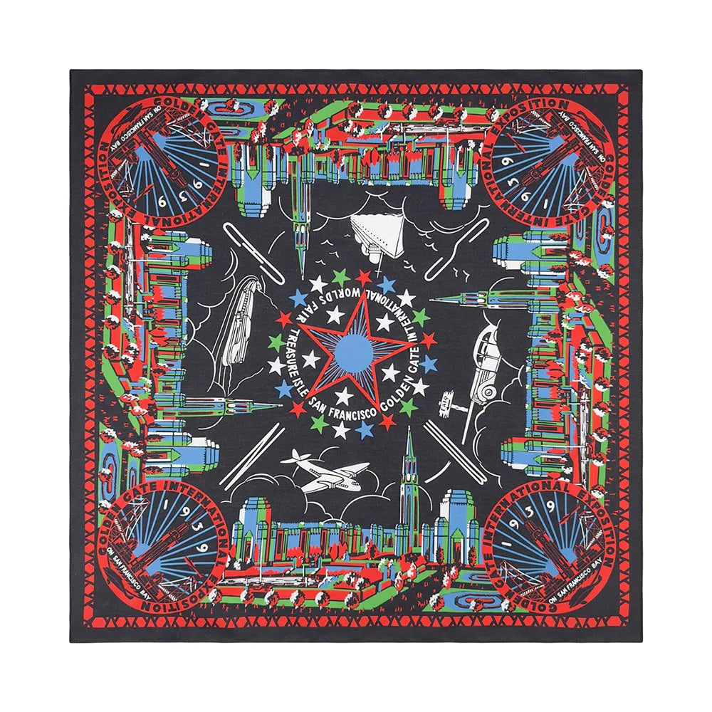 Cotton Bandana Paisley Square Head Scarf for Sports and Casual Wear