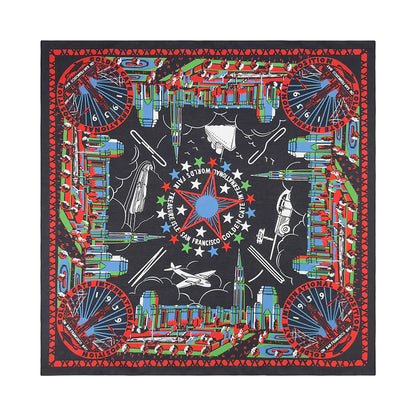 Cotton Bandana Paisley Square Head Scarf for Sports and Casual Wear